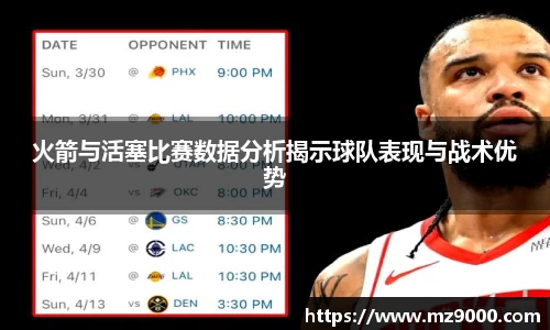 火箭与活塞比赛数据分析揭示球队表现与战术优势