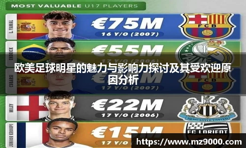 欧美足球明星的魅力与影响力探讨及其受欢迎原因分析